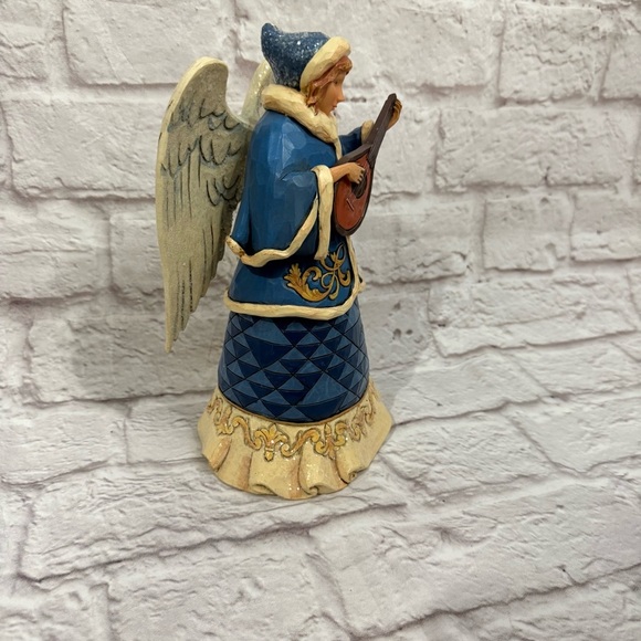 Jim Shore Victorian Angel w/Lute Figurine Merry Mandolin Melody 4047673 - Picture 5 of 9